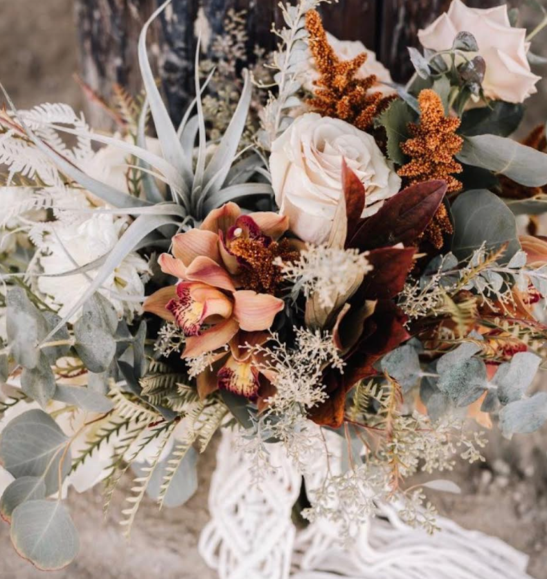 Ilona & Andrew Elopement Bouquet & Boutonniere